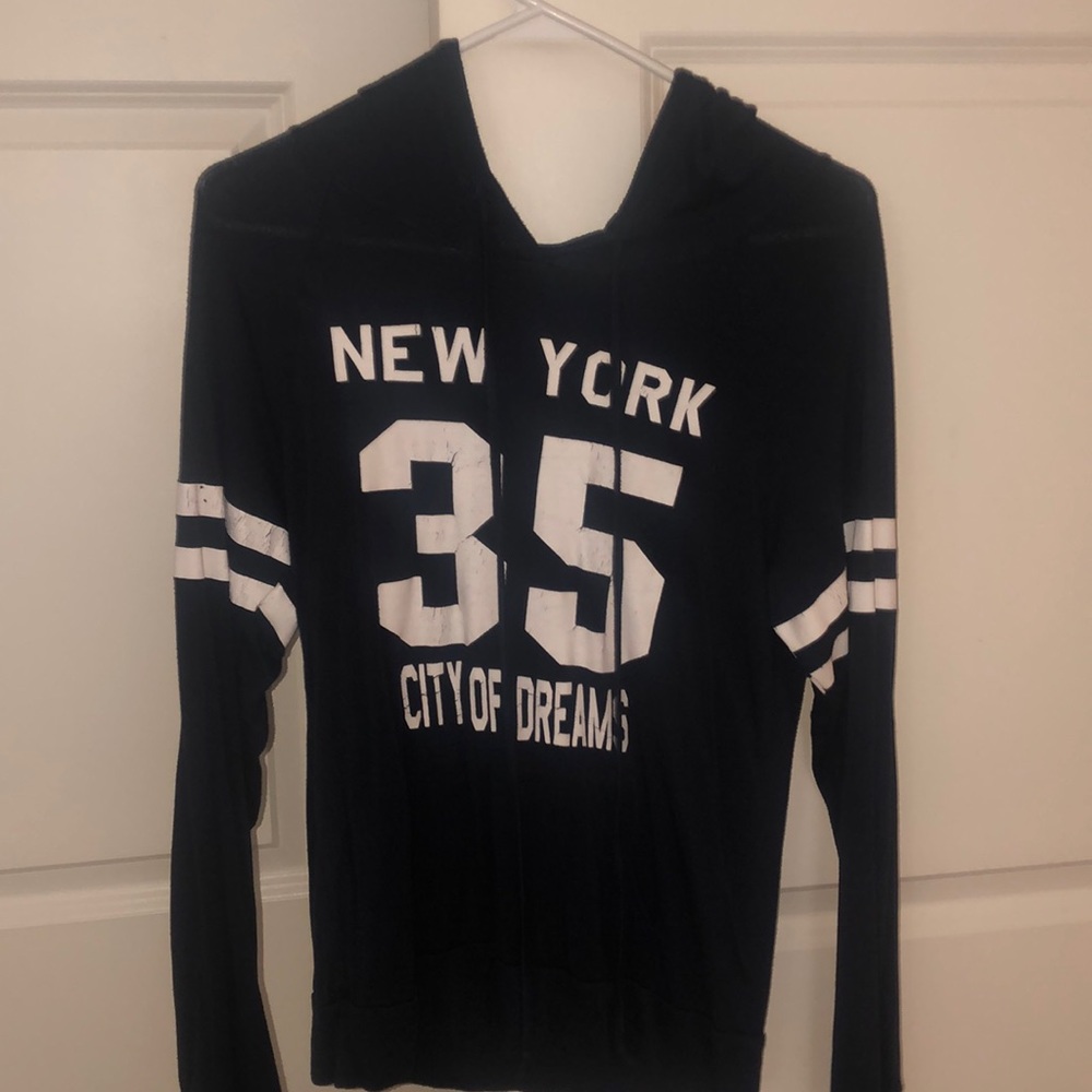 long sleeve hooded tee
